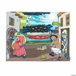 Top 10 ✨ 10 Plagues Sticker Scenes - 12 Pc. 🤩