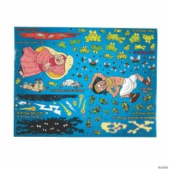 Top 10 ✨ 10 Plagues Sticker Scenes - 12 Pc. 🤩 -Spooky Supplies Shop 10 plagues sticker scenes 12 pc 13830710 a02