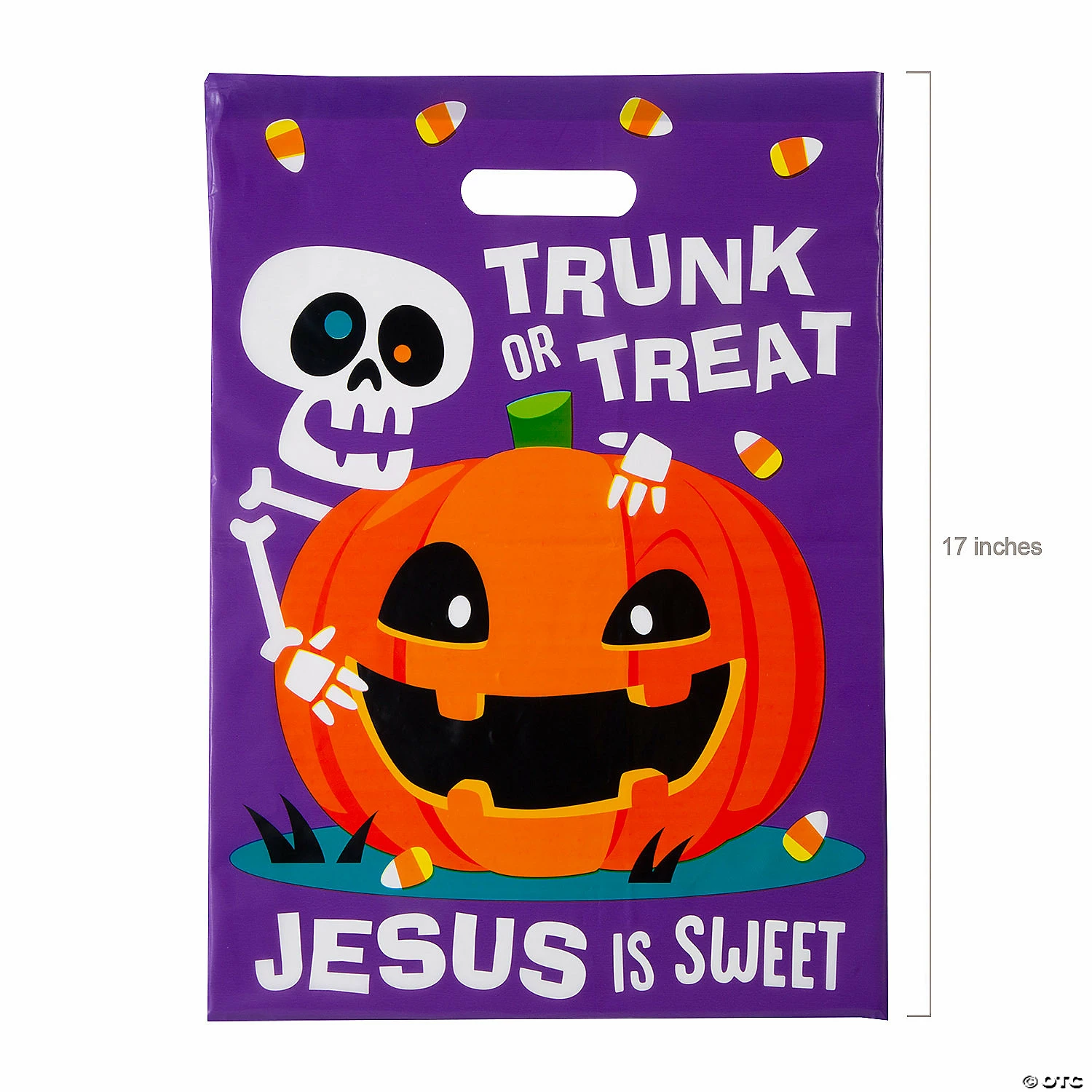 Coupon ❤️ 12 1/2" x 17" Bulk Religious Trunk-or-Treat Plastic Goody Bags - 50 Pc. ❤️ 4 Coupon ❤️ 12 1/2" x 17" Bulk Religious Trunk-or-Treat Plastic Goody Bags - 50 Pc. ❤️ - Image 2