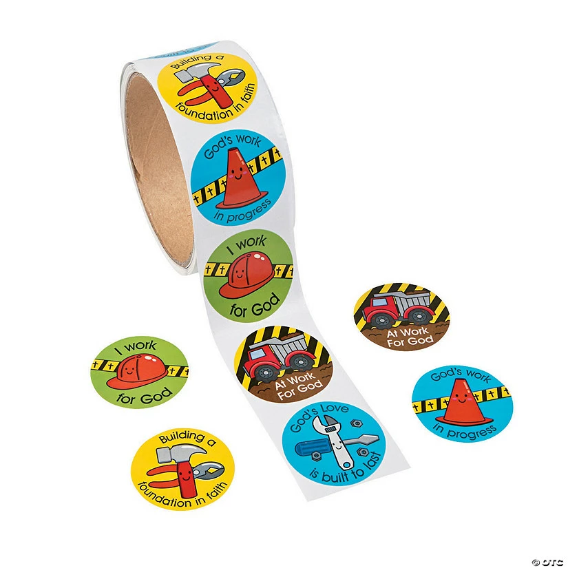 Best Pirce ๐ God At Work Sticker Roll - 100 Pc. ๐ฅ 4 Best Pirce ๐ God At Work Sticker Roll - 100 Pc. ๐ฅ - Image 2