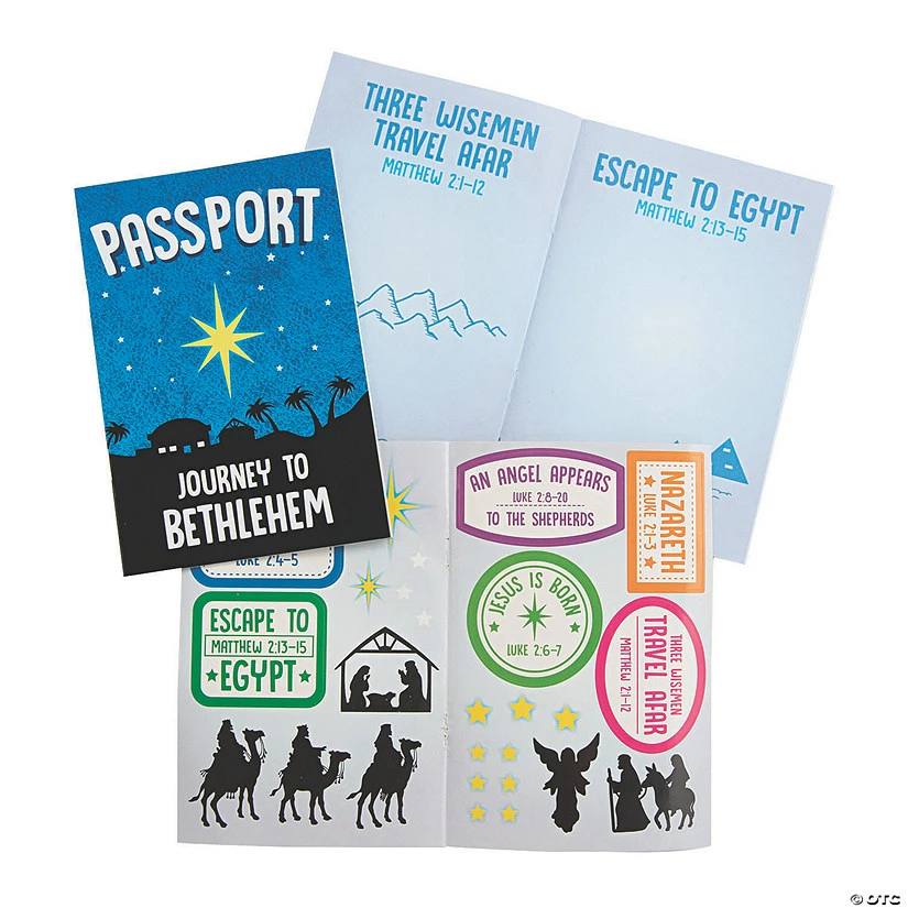 Discount ⌛ Bethlehem Passport Sticker Books - 12 Pc. 🎉 4 Discount ⌛ Bethlehem Passport Sticker Books - 12 Pc. 🎉 - Image 2