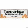 Brand new ❤️ Trunk-or-Treat 🌟 Halloween Custom Banner - Medium 🧨 -Spooky Supplies Shop 13805543