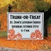 Flash Sale 💯 Personalized Trunk-or-Treat Yard Sign ❤️ -Spooky Supplies Shop 13805549