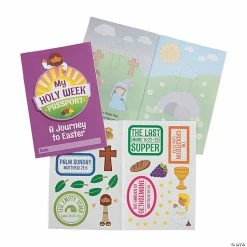 Outlet ✔️ Holy Week Passport Sticker Books - 12 Pc. ⭐ -Spooky Supplies Shop 13935933