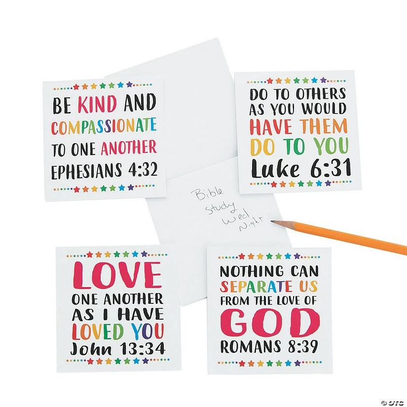Promo ✔️ Religious Inspirational Message Notepads - 24 Pc. 🥰 4 Promo ✔️ Religious Inspirational Message Notepads - 24 Pc. 🥰 - Image 2