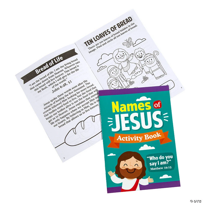 Top 10 โญ Names of Jesus Activity Books - 12 Pc. ๐ 4 Top 10 โญ Names of Jesus Activity Books - 12 Pc. ๐ - Image 2