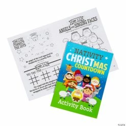 Cheap 😀 Nativity Countdown Activity Books - 12 Pc. 🎁 5 Cheap 😀 Nativity Countdown Activity Books - 12 Pc. 🎁 -Spooky Supplies Shop 14148471
