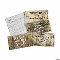 Best deal ⭐ 2022 - 2023 Rustic Faith Pocket Calendars - 12 Pc. 💯