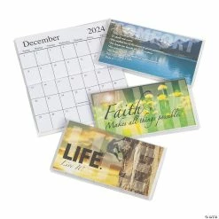 Wholesale ⭐ 2023 - 2024 Inspirational Pocket Calendars - 12 Pc. ✨