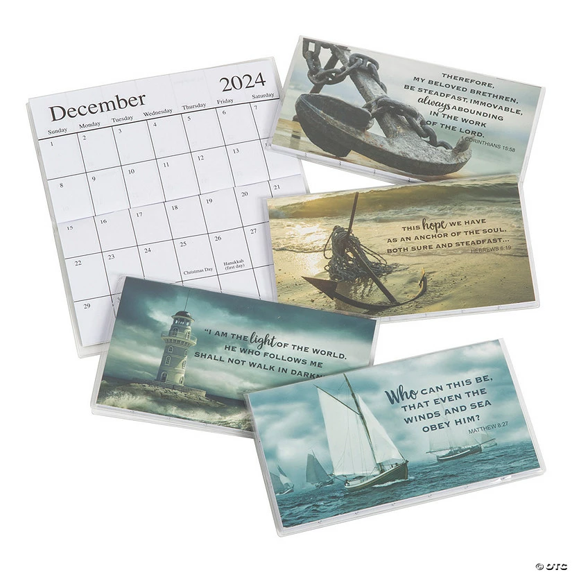 Cheapest ⭐ 2023 - 2024 Religious Nautical Pocket Calendars - 12 Pc. 🔥 3 Cheapest ⭐ 2023 - 2024 Religious Nautical Pocket Calendars - 12 Pc. 🔥