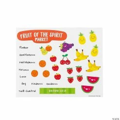 Best Pirce 👍 3D Fruit of the Spirit Sticker Scenes - 12 Pc. 😀 -Spooky Supplies Shop 3d fruit of the spirit sticker scenes 12 pc 14114978 a02