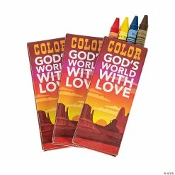 Best Sale ๐ 4-Color Southwest VBS Crayons - 12 Boxes ๐