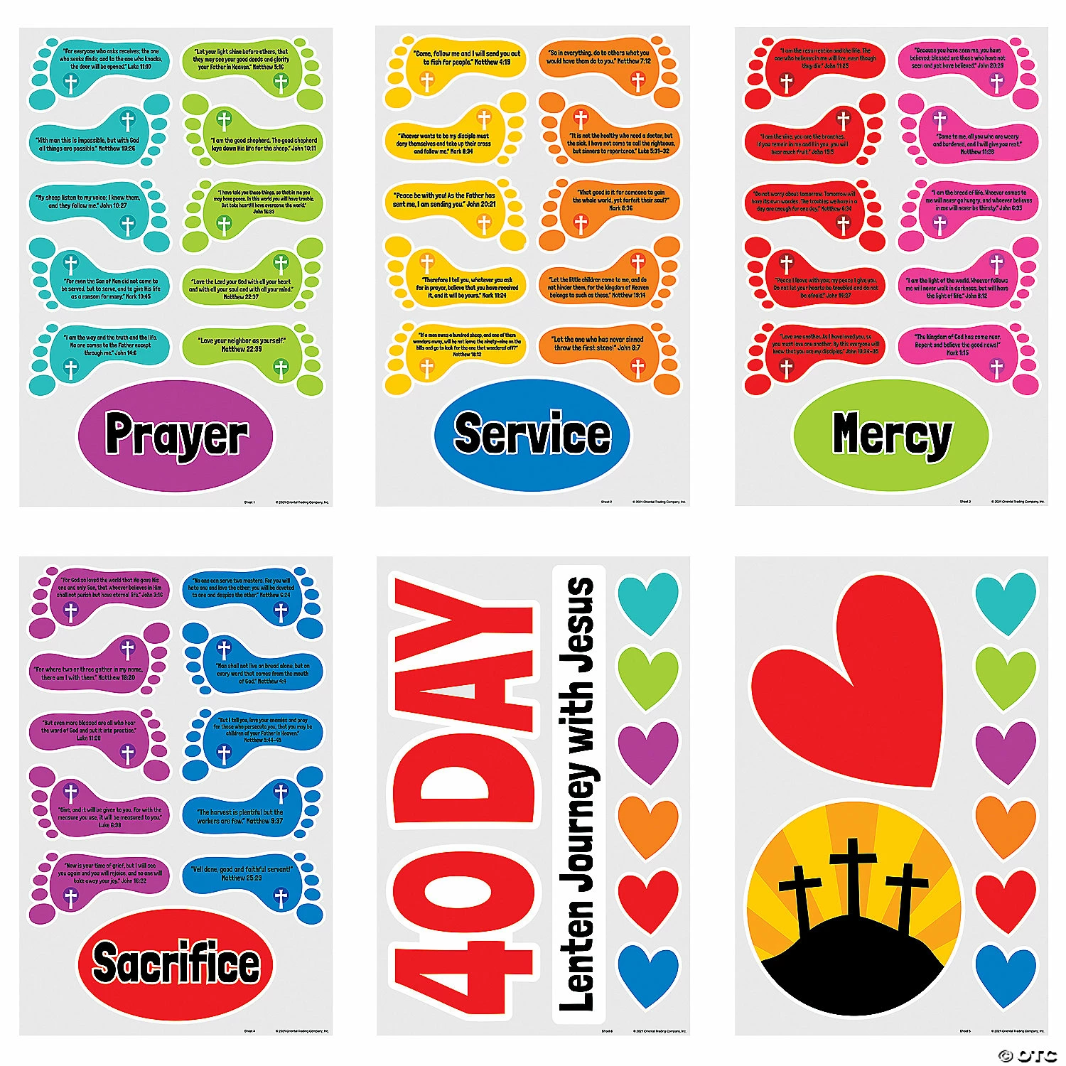 Flash Sale ⭐ 40 Day Lenten Journey with Jesus Bulletin Board Set 🥰 4 Flash Sale ⭐ 40 Day Lenten Journey with Jesus Bulletin Board Set 🥰 - Image 2