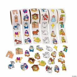 Cheapest ⌛ Nativity Stickers on A Roll - 600 Pc. ❤️ 5 Cheapest ⌛ Nativity Stickers on A Roll - 600 Pc. ❤️ -Spooky Supplies Shop 57 6670c