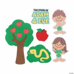 Best Pirce ✔️ Adam & Eve Glove Bible Characters - 6 Pc. 🛒