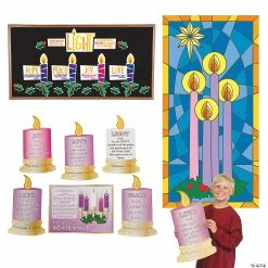 Discount ✔️ Advent Small Classroom Decorating Set - 39 Pc. ⭐