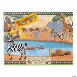 Wholesale 👍 African Safari VBS Sticker Scenes - 12 Pc. 😉
