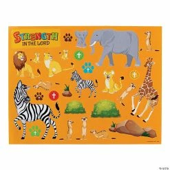Wholesale 👍 African Safari VBS Sticker Scenes - 12 Pc. 😉 -Spooky Supplies Shop african safari vbs sticker scenes 12 pc 13828942 a02