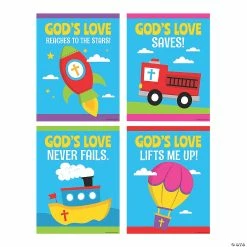 Flash Sale ✔️ All About God's Love Poster Set - 4 Pc. ✔️
