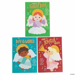 Coupon 🎉 Angel Mosaic Sticker by Number 👍 Christmas Cards - 24 Pc. ⌛