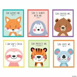 Best deal 👏 Animal Bible Verse Posters - 6 Pc. ⌛