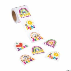 Cheap ✨ Be Kind Rainbow Sticker Roll - 100 Pc. 🥰