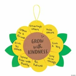 Coupon 👏 Be Kind Sunflower Craft Kit - Makes 12 ⌛
