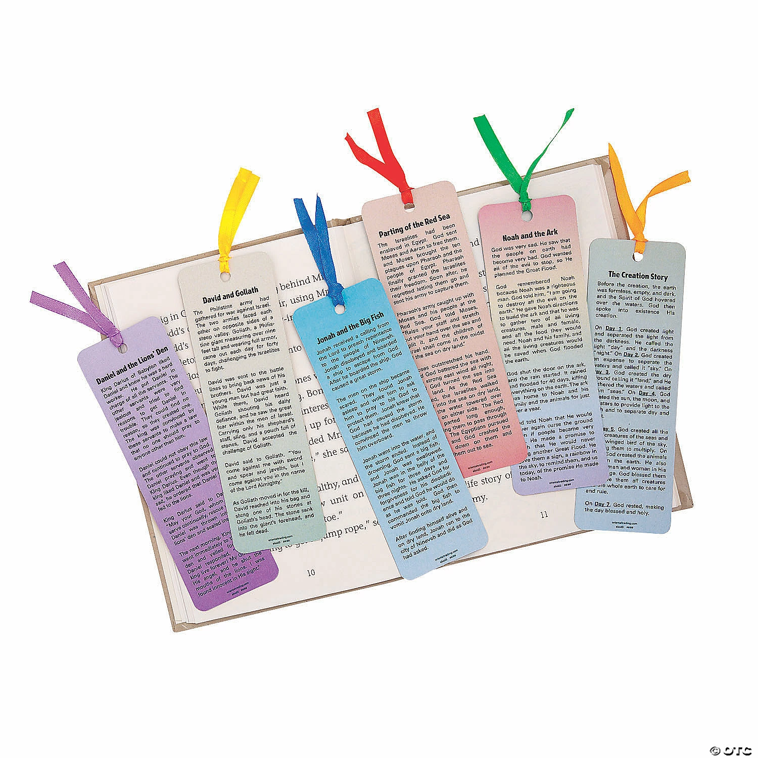 Top 10 🔔 Bible Story Bookmark Assortment - 48 Pc. ✨ 4 Top 10 🔔 Bible Story Bookmark Assortment - 48 Pc. ✨ - Image 2