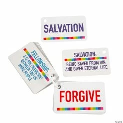 Flash Sale 🤩 Big Words of the Bible Cards on a Ring - 6 Pc. 🎁 -Spooky Supplies Shop big words of the bible cards on a ring 6 pc 13982885 a01