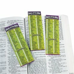 Promo 😀 “Books of the Bible” Bookmarks - 24 Pc. ✔️