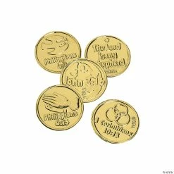 Top 10 🧨 Bulk Bible Verse Goldtone Coins - 144 Pc. ⭐