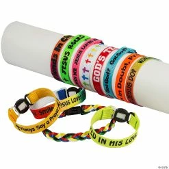 Flash Sale 🔔 Bulk Religious Friendship Bracelet Assortment - 150 Pc. ❤️