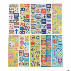 Best reviews of 👏 Bulk Religious Sticker Sheet Assortment - 100 Sheets ✔️ -Spooky Supplies Shop bulk religious sticker sheet assortment 100 sheets36 3004 a02