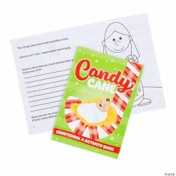 New βοΈ Candy Cane Religious Activity Books - 24 Pc. π