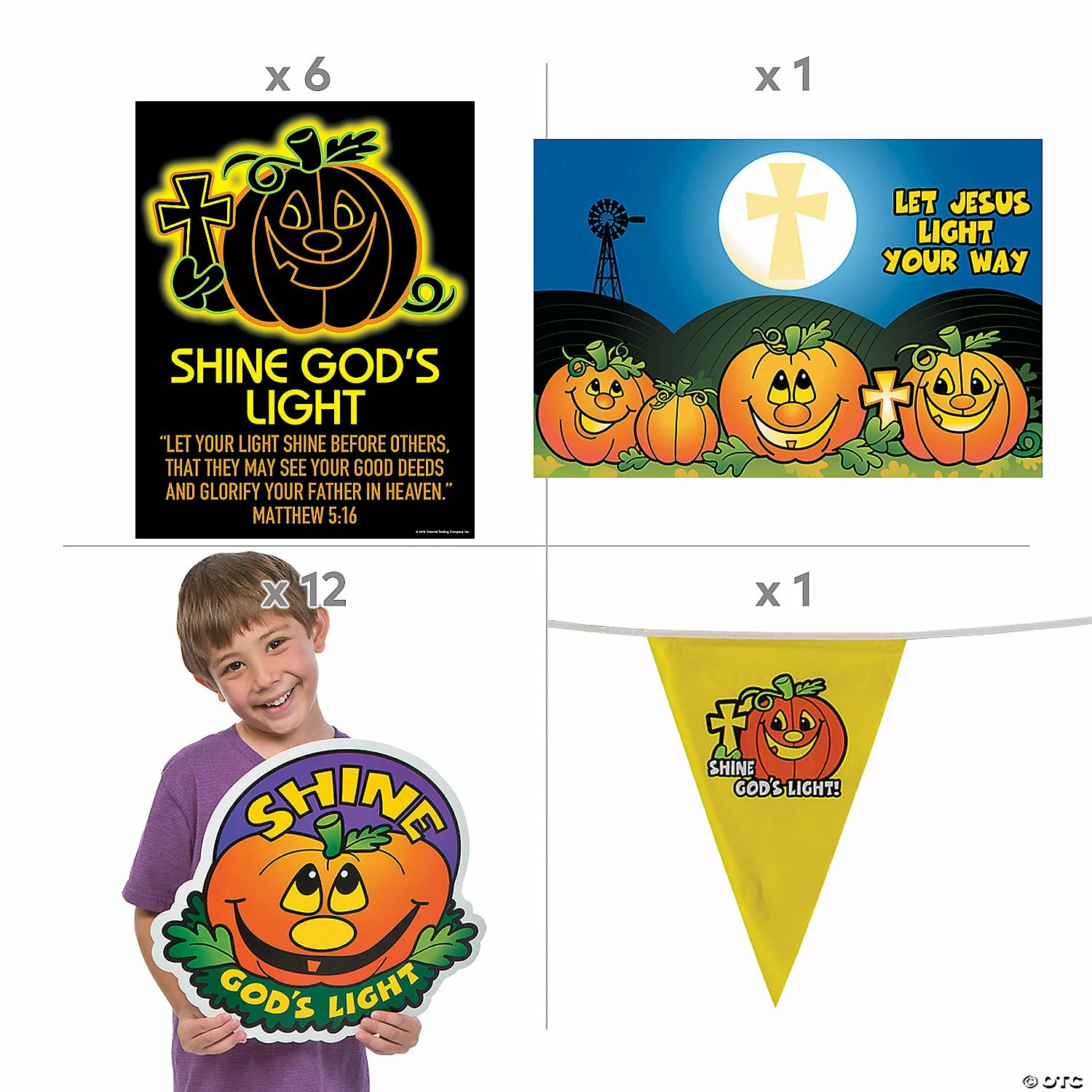 Flash Sale ๐ Christian Pumpkin Classroom Decorating Kit - 25 Pc. โ 4 Flash Sale ๐ Christian Pumpkin Classroom Decorating Kit - 25 Pc. โ - Image 2