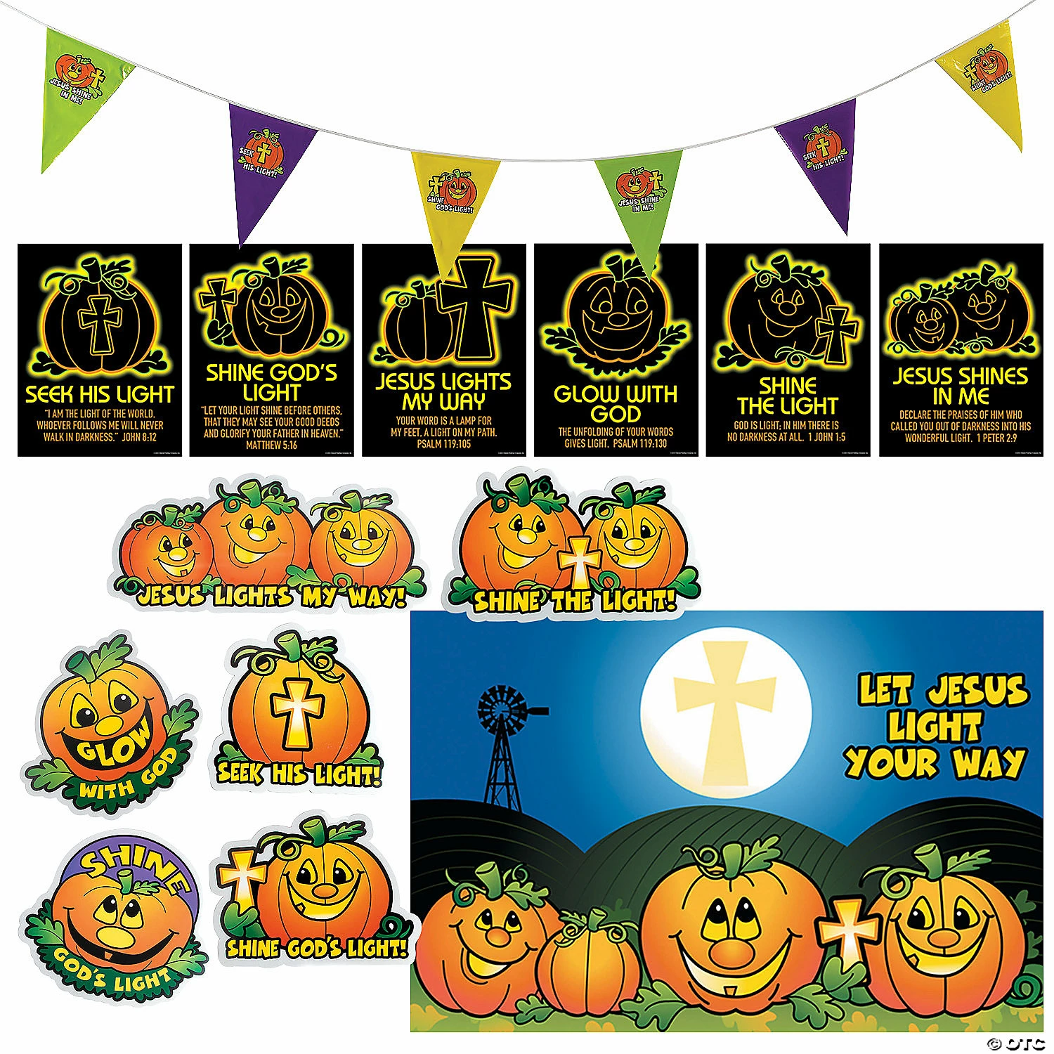 Flash Sale ๐ Christian Pumpkin Classroom Decorating Kit - 25 Pc. โ 3 Flash Sale ๐ Christian Pumpkin Classroom Decorating Kit - 25 Pc. โ