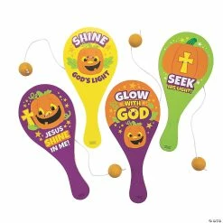 Top 10 ✨ Christian Pumpkin Paddleball Games - 12 Pc. ⭐