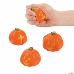 New 🧨 Christian Pumpkin Stress Toys - 12 Pc. 🥰