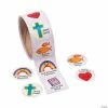 Budget ๐ Christian Symbols Smile Face Sticker Roll - 100 Pc. ๐งจ 1 Budget ๐ Christian Symbols Smile Face Sticker Roll - 100 Pc. ๐งจ -Spooky Supplies Shop christian symbols smile face sticker roll 100 pc 13743154