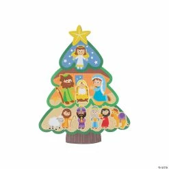 Deals 😉 Christmas Tree Nativity Sticker Scenes - 12 Pc. 🛒