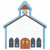Promo 🎁 Creative Shapes Etc. - Large Notepad - Church ⌛