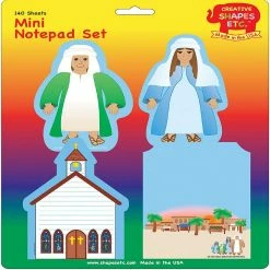 Outlet ⌛ Creative Shapes Etc. - Mini Notepad Set - Holyland ❤️