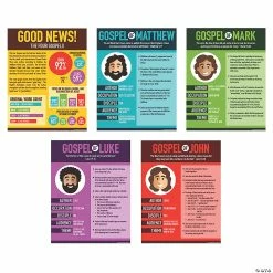 Best deal 🌟 Facts About the Gospels Poster Set - 5 Pc. ❤️