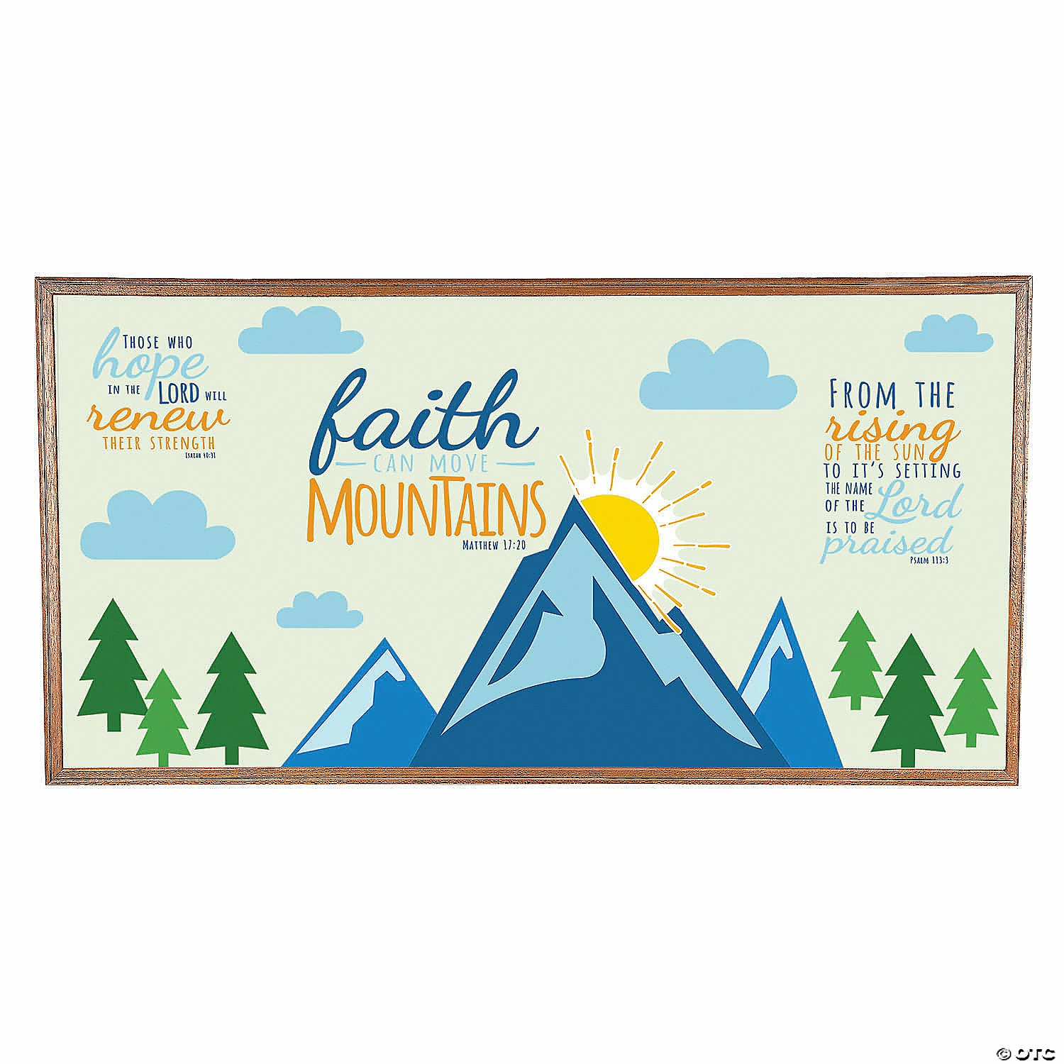 Outlet ๐ Faith Can Move Mountains Bulletin Board Set - 10 Pc. ๐ 3 Outlet ๐ Faith Can Move Mountains Bulletin Board Set - 10 Pc. ๐