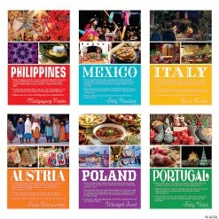 Best Sale ⌛ Faith Christmas Around the World Poster Set - 6 Pc. 🎁