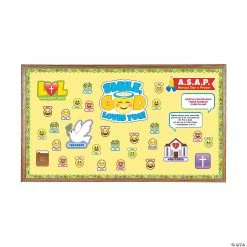 Coupon ❤️ Faith Emoji Bulletin Board Set 🛒