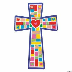 Best Pirce 𧨠Giant Cross Mosaic Sticker Scenes - 12 Pc. β