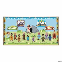Cheap 😉 He Lives Bulletin Board Set - 68 Pc. 😍