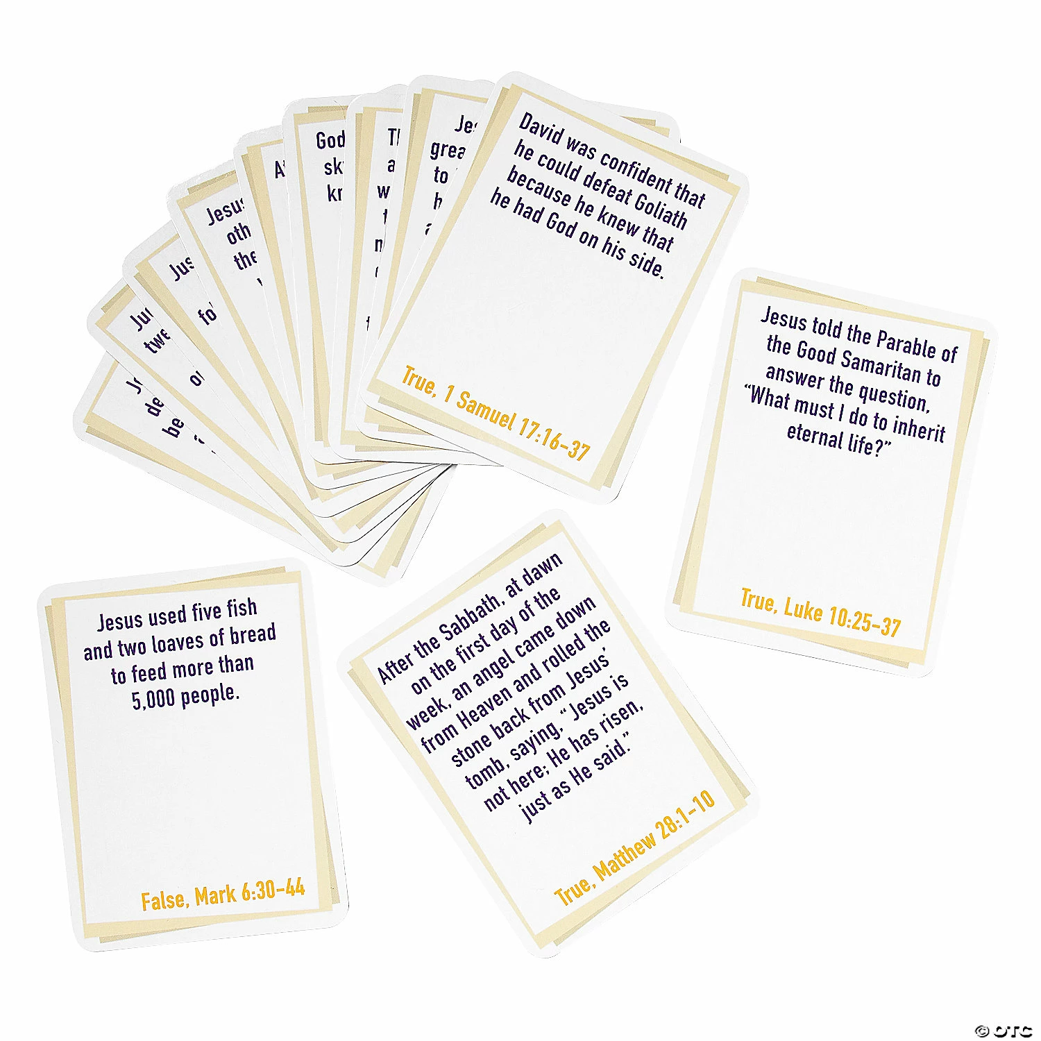 Top 10 ๐งจ How Well Do You Know Your Bible? Cards - 37 Pc. ๐ 5 Top 10 ๐งจ How Well Do You Know Your Bible? Cards - 37 Pc. ๐ - Image 3