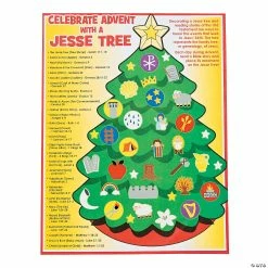Cheapest 👏  Jesse Tree Sticker Scenes - 12 Pc. 🎁